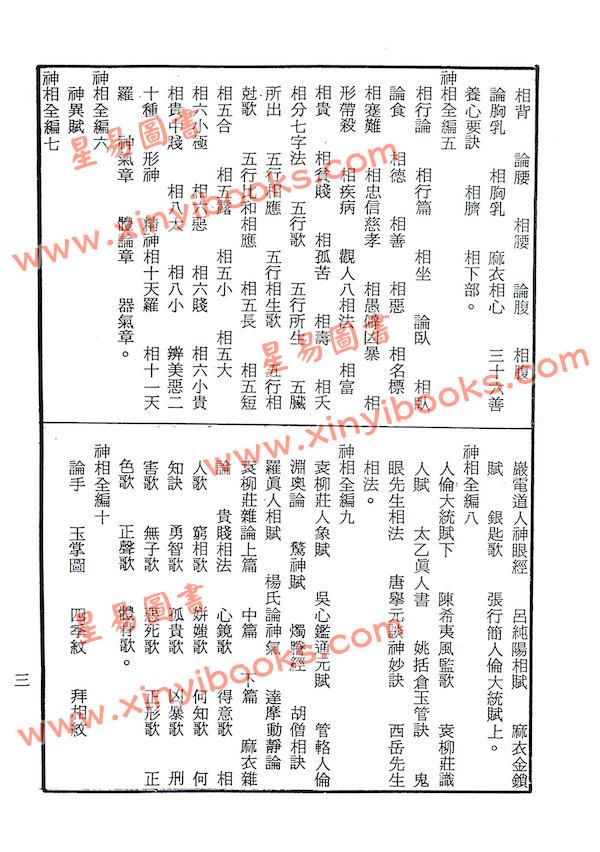 梁湘润编：神相全编（鼎文033）