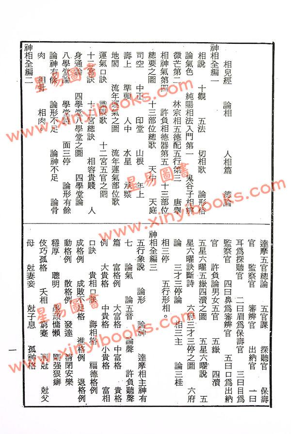 梁湘润编：神相全编（鼎文033）
